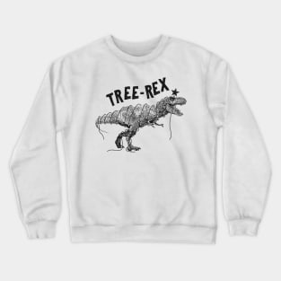 Tree-Rex Dinosaur Christmas Crewneck Sweatshirt